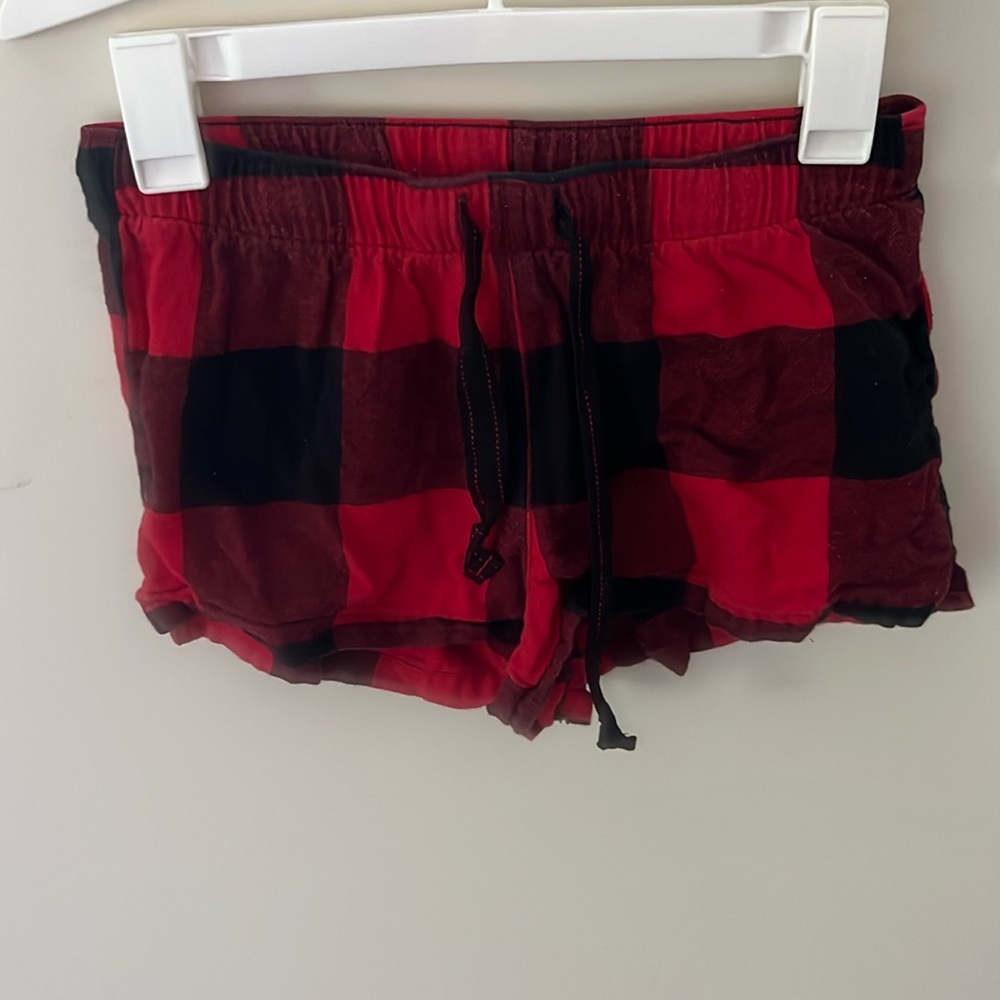 Plaid pj shorts!